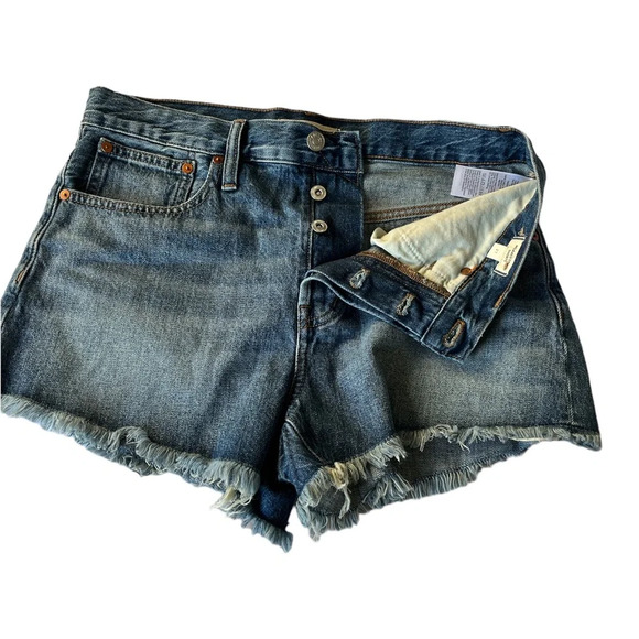 Madewell Relaxed Denim Shorts size 27 - Picture 3 of 8